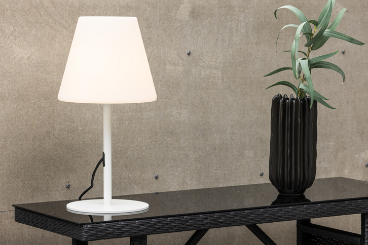 Venture Home Moris Bordslampa Utomhus Vit