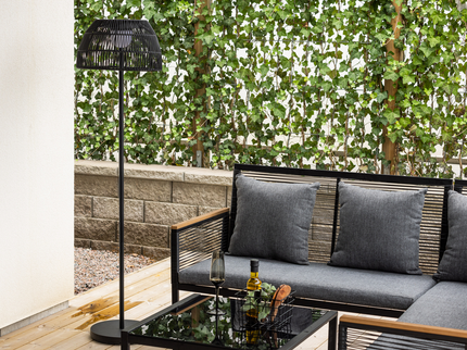 Venture Home Mabis Golvlampa Utomhus Svart
