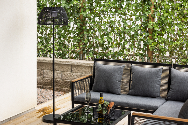Venture Home Mabis Golvlampa Utomhus Svart