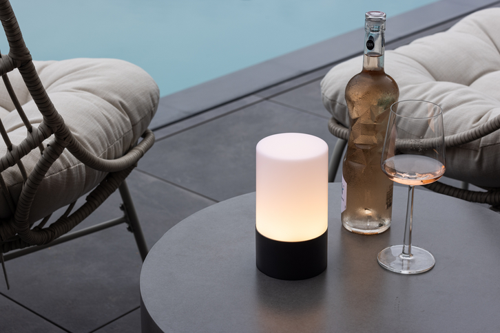 Venture Home Tubu Bordslamp Utomhus Svart