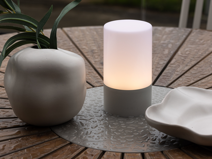 Venture Home Tubu Bordslampa Utomhus Grå