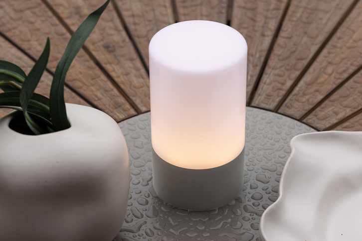 Venture Home Tubu Bordslampa Utomhus Grå