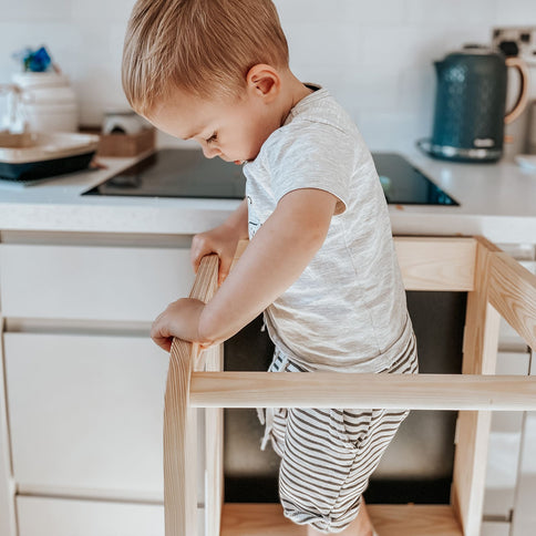 MeowBaby Hjälpa Till Pall med Rittavla, Naturlig