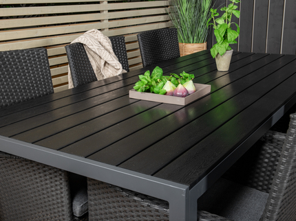 Venture Home Malin Matstolar 2-Pack Svart Utomhus