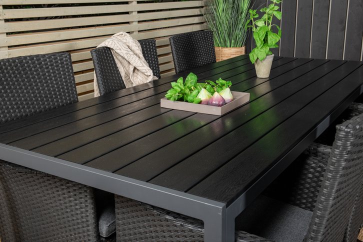 Venture Home Malin Matstolar 2-Pack Svart Utomhus