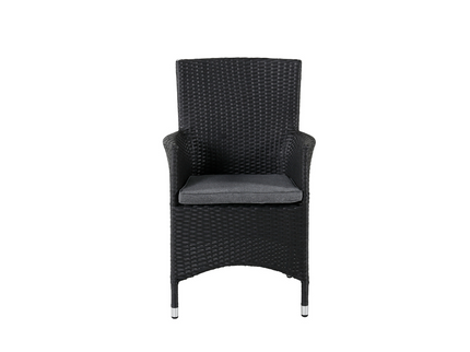 Venture Home Malin Matstolar 2-Pack Svart Utomhus