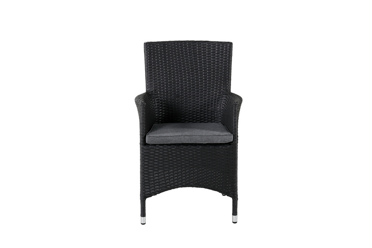 Venture Home Malin Matstolar 2-Pack Svart Utomhus