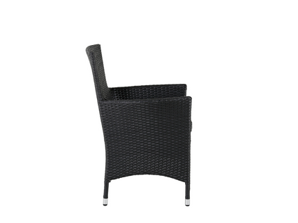 Venture Home Malin Matstolar 2-Pack Svart Utomhus