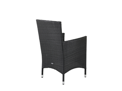 Venture Home Malin Matstolar 2-Pack Svart Utomhus