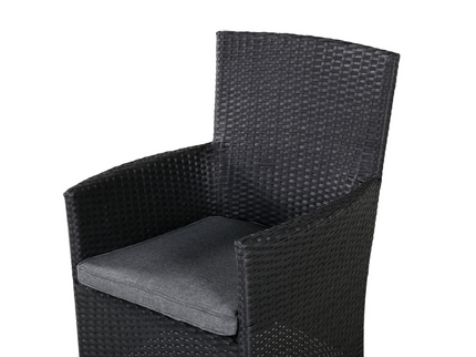 Venture Home Malin Matstolar 2-Pack Svart Utomhus