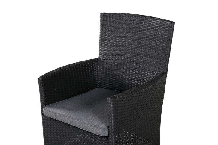 Venture Home Malin Matstolar 2-Pack Svart Utomhus