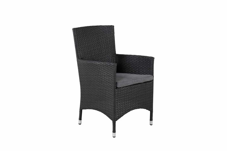 Venture Home Malin Matstolar 2-Pack Svart Utomhus