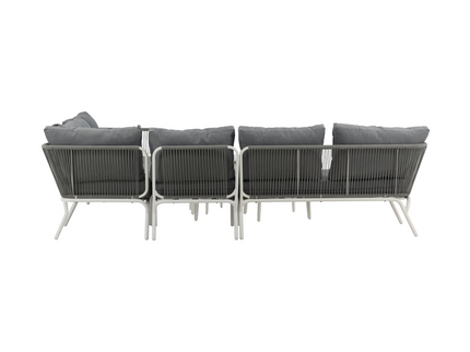 Venture Home Roxo Hörnsoffgrupp Vit/Grå Utomhus