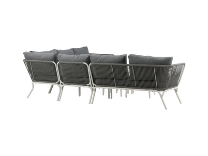 Venture Home Roxo Hörnsoffgrupp Vit/Grå Utomhus