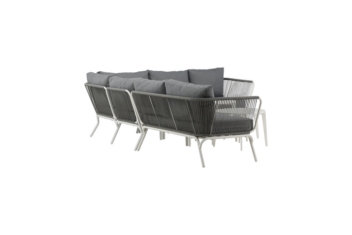 Venture Home Roxo Hörnsoffgrupp Vit/Grå Utomhus