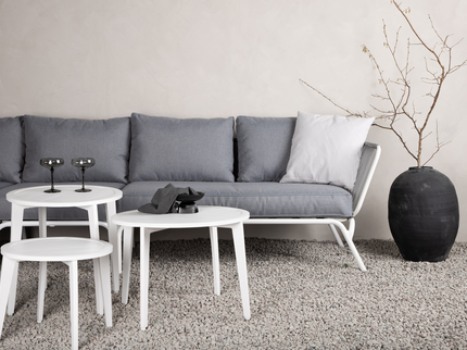 Venture Home Roxo Hörnsoffgrupp Vit/Grå Utomhus
