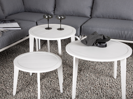 Venture Home Roxo Hörnsoffgrupp Vit/Grå Utomhus