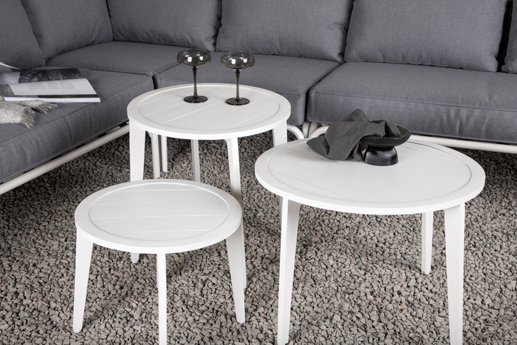 Venture Home Roxo Hörnsoffgrupp Vit/Grå Utomhus