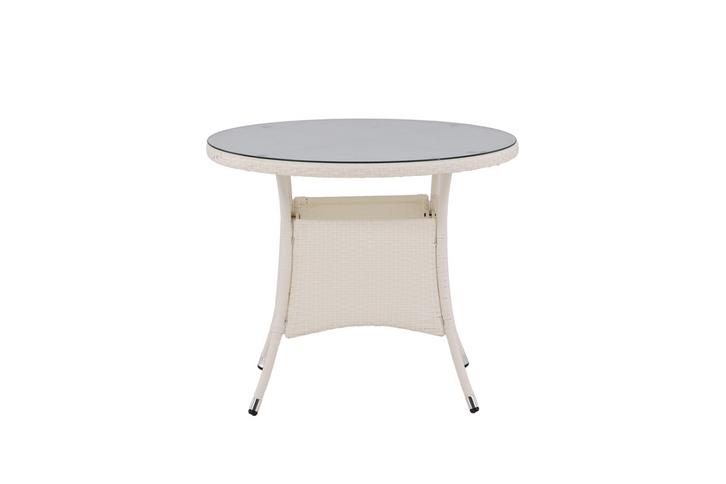 Venture Home Volta Runt Matbord Utomhus Vit