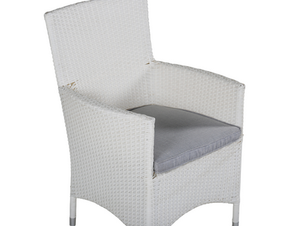 Venture Home Malin Matstolar 2-Pack Vit Utomhus