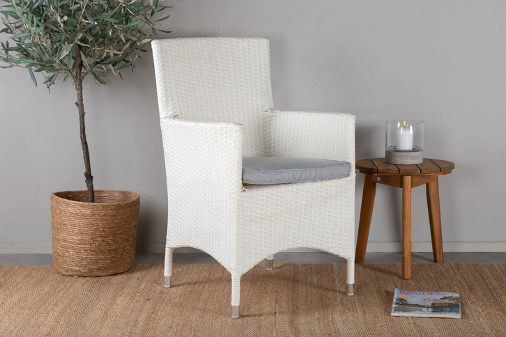 Venture Home Malin Matstolar 2-Pack Vit Utomhus