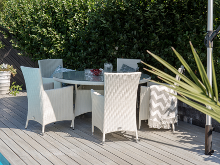 Venture Home Malin Matstolar 2-Pack Vit Utomhus