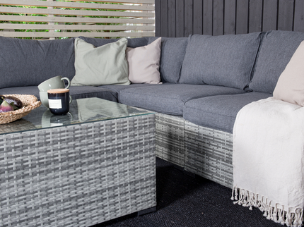 Venture Home Amazon Hörnsoffgrupp Grå Utomhus