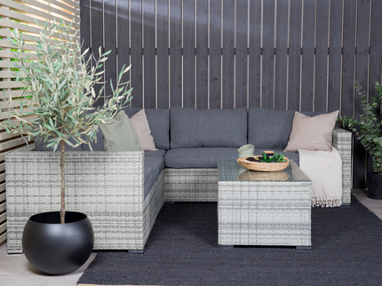 Venture Home Amazon Hörnsoffgrupp Grå Utomhus