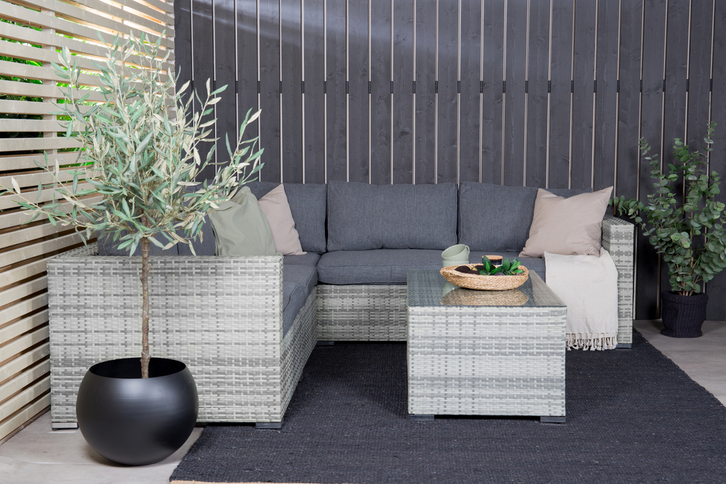 Venture Home Amazon Hörnsoffgrupp Grå Utomhus