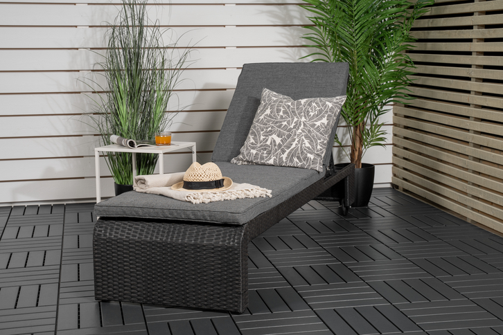 Venture Home London Solstol Svart