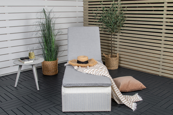 Venture Home London Solstol Vit