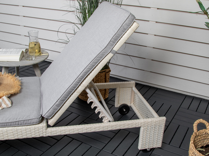 Venture Home London Solstol Vit