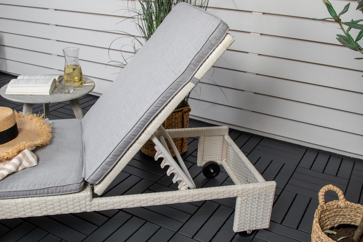 Venture Home London Solstol Vit
