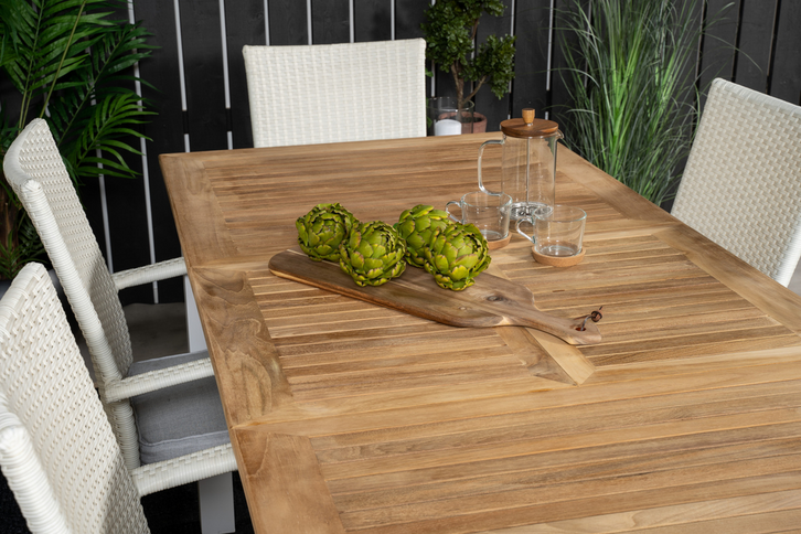 Venture Home Anna Matstolar 2-Pack Vit Utomhus