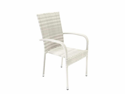 Venture Home Anna Matstolar 2-Pack Vit Utomhus