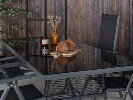 Venture Home Break Positionsstolar 2-pack Svart