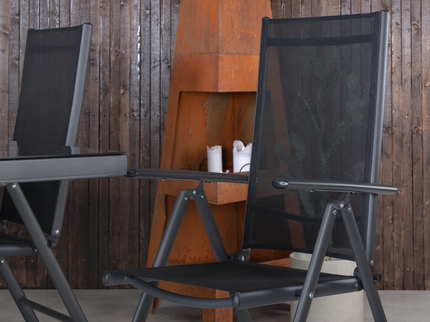 Venture Home Break Positionsstolar 2-pack Svart