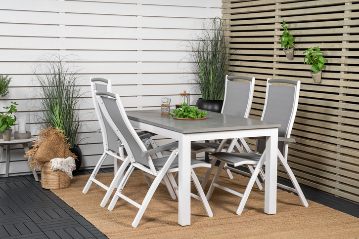 Venture Home Albany Positionsstolar 2-pack Vit