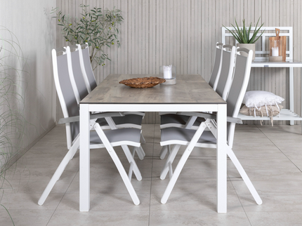 Venture Home Albany Positionsstolar 2-pack Vit
