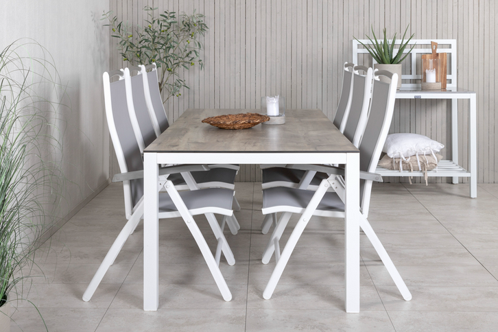 Venture Home Albany Positionsstolar 2-pack Vit