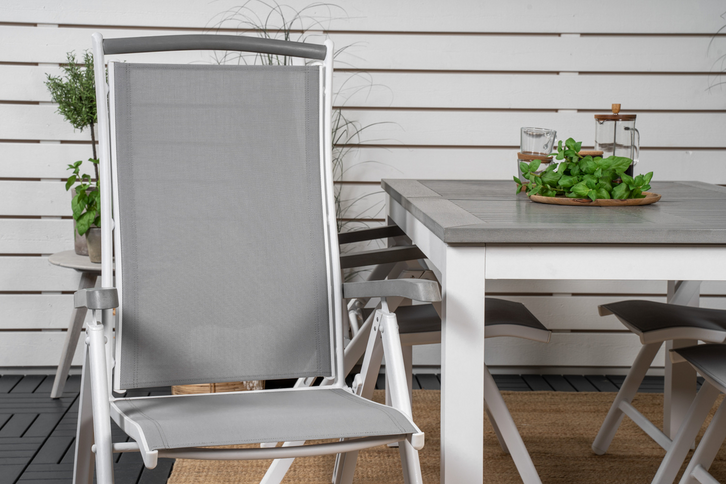 Venture Home Albany Positionsstolar 2-pack Vit