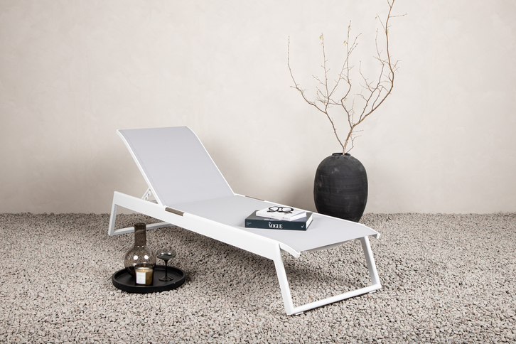 Venture Home Parma Solstol Vit