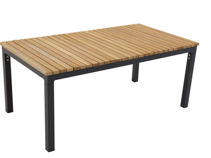 Venture Home Brasilia Soffbord 75 x 110 x 60 Svarta Ben Utomhus