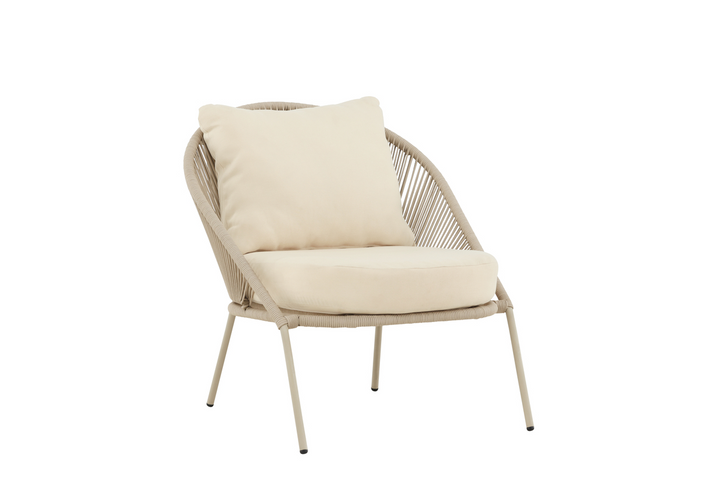 Venture Home Lindos Loungefåtölj Beige 2-pack