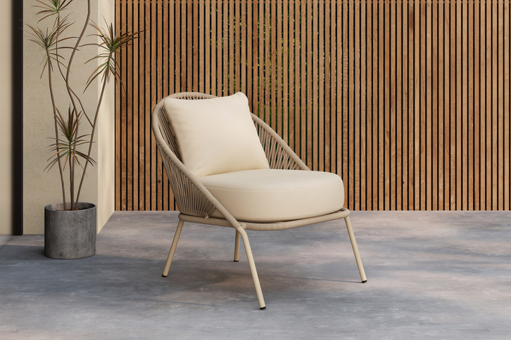 Venture Home Lindos Loungefåtölj Beige 2-pack