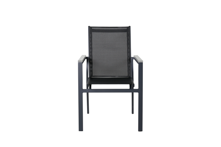 Venture Home Parma Matstolar 2-pack Svart Utomhus