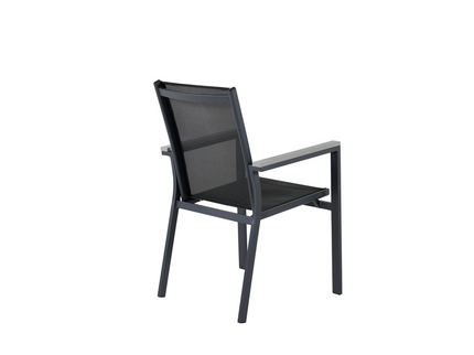 Venture Home Parma Matstolar 2-pack Svart Utomhus