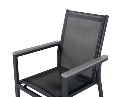 Venture Home Parma Matstolar 2-pack Svart Utomhus