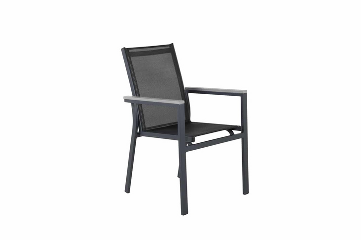Venture Home Parma Matstolar 2-pack Svart Utomhus