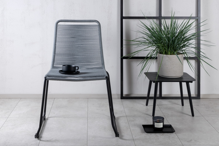 Venture Home Lindos Matstolar 2-Pack Grå Utomhus